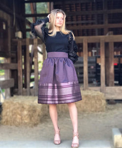 Purple skirt on my luuk huk
